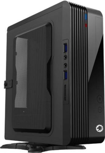 Корпус GameMax ST-103-2U3 черный, 300 Вт, Mini ITX, 2хUSB 3.0, 217x80x235 мм, 1.9 кг (ST103-2U3-300W)