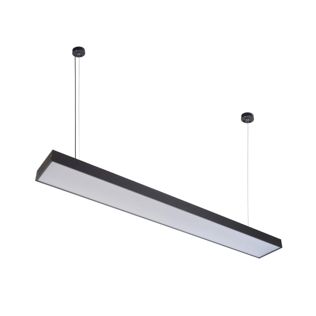 Светильник подвесной линейный офисный LED FLF-94/63W NW BK (33-134)