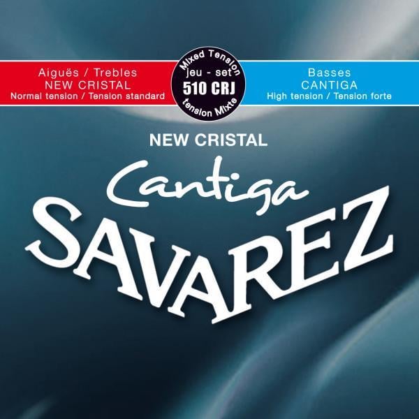 Струны для классической гитары Savarez New Cristal Cantiga 510CRJ Mixed Tension (119457)