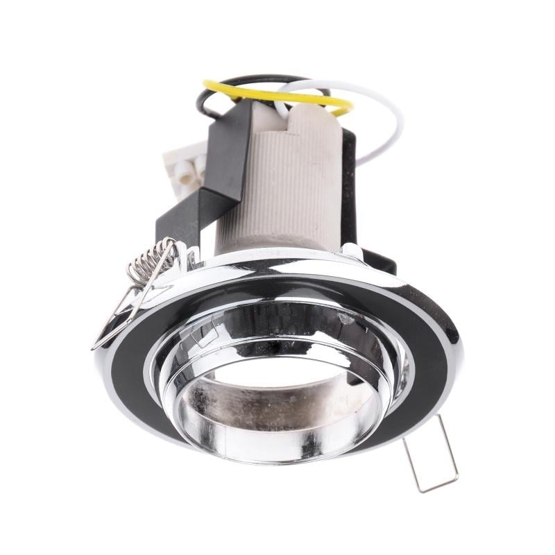 Светильник точечный Brille поворотный RO-50D Black/Chr