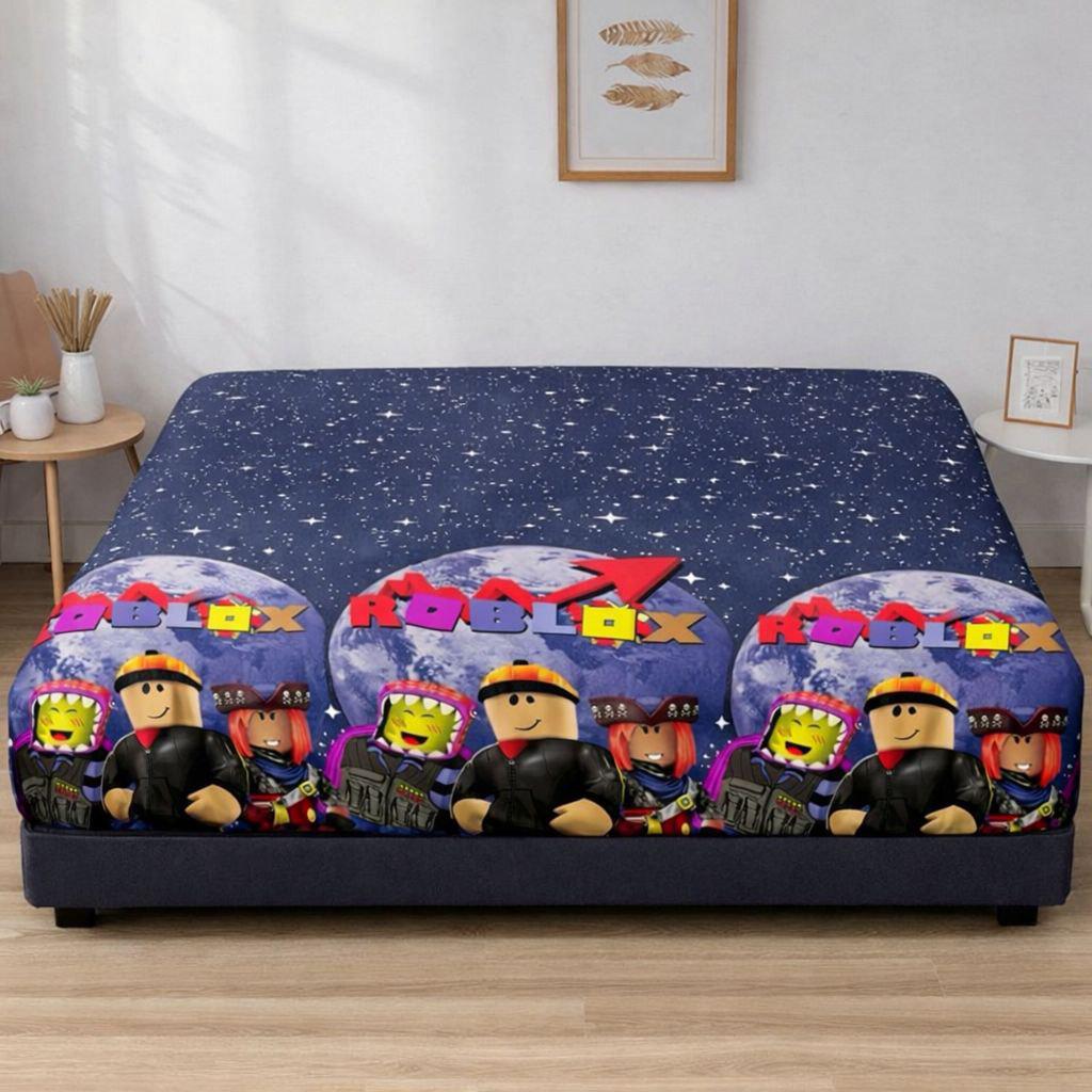 Простынь на резинке Roblox Galaxy Adventure бязь 70х140х10 см (207946592) Простынь на резинке Roblox Galaxy Adventure бязь 70х140х10 см (207946592)