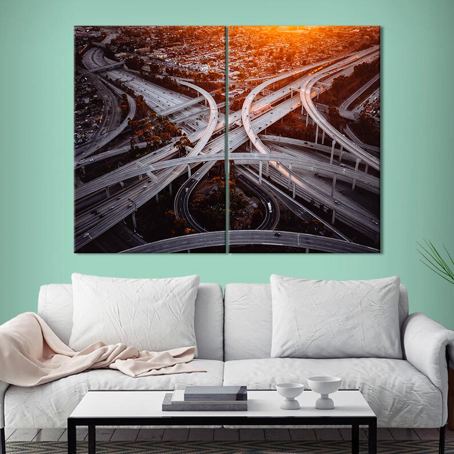 Настенний декор Современная транспортная развязка 165x122 см (A802-2)