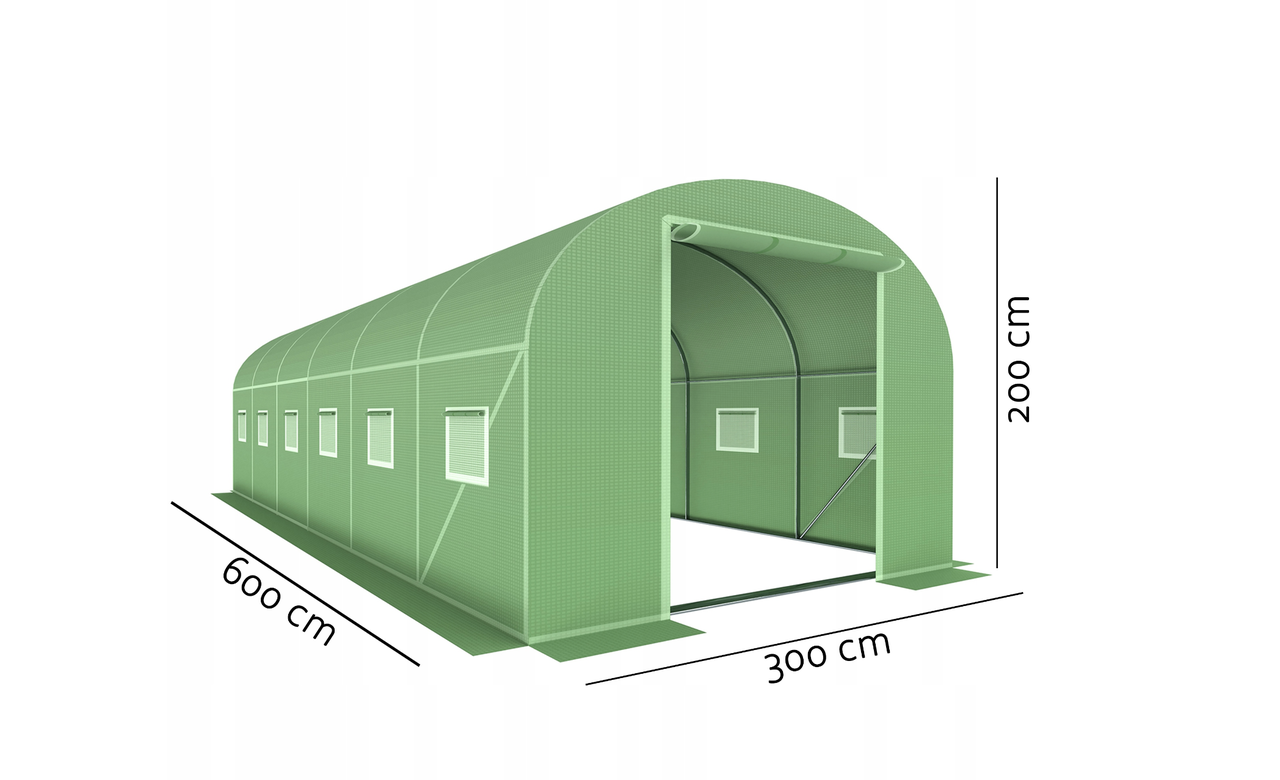 Теплиця садова Kontrast 18 м2 600х300х200 см (P0027-7) - фото 8