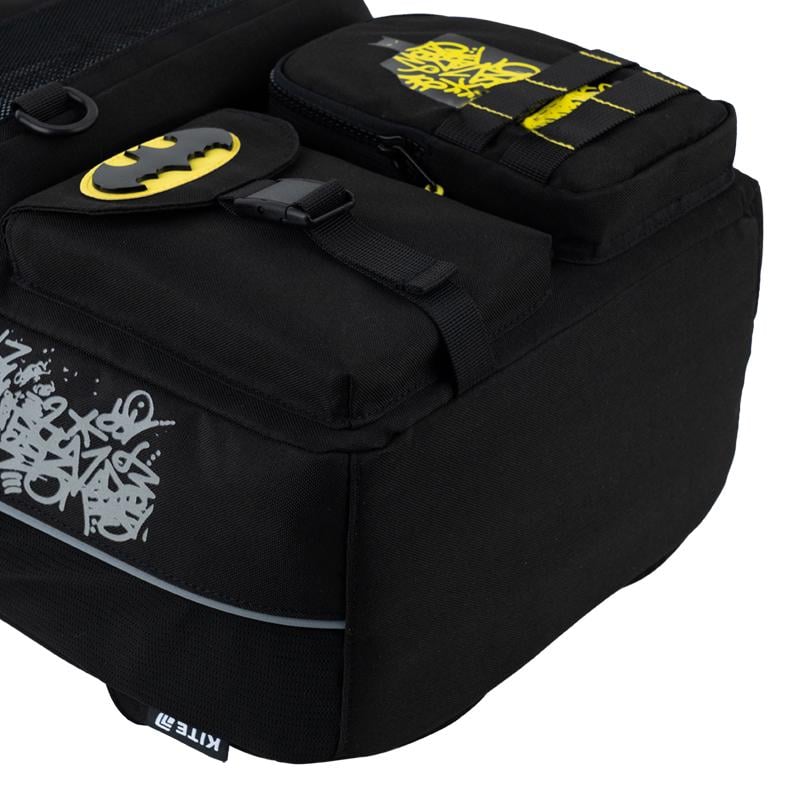 Школьный рюкзак KITE Education teens DC25-2587M Batman с ортопедической спинкой (995315) - фото 8