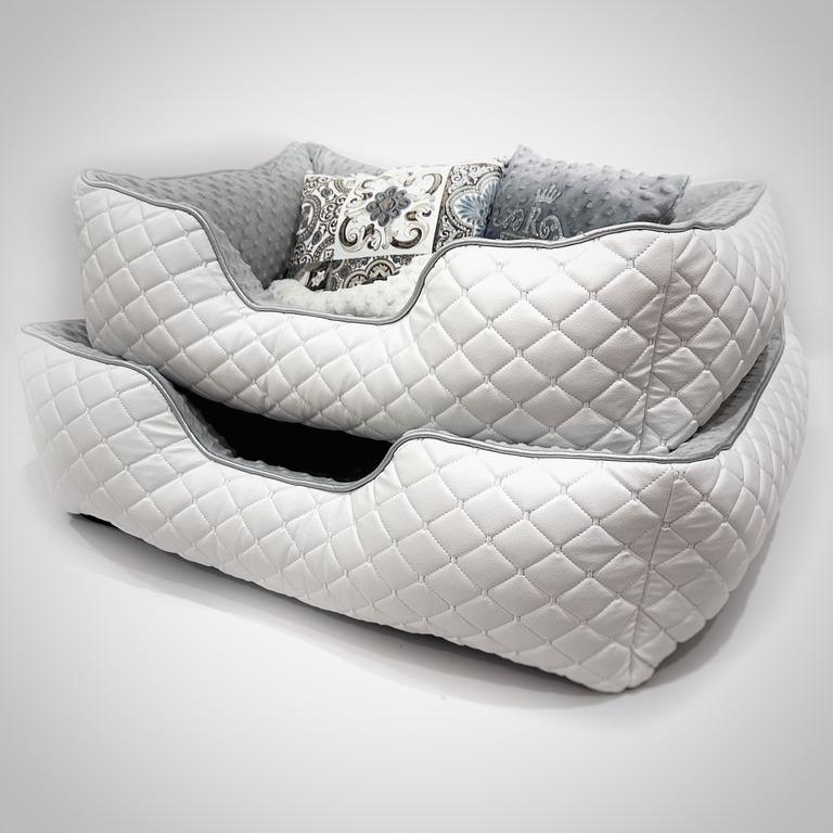 Лежанка для собак Amore mio Cane Брідж до 8 кг 70х50х23 см (DB-0098) - фото 4 Лежанка для собак Amore mio Cane Брідж до 8 кг 70х50х23 см (DB-0098) - фото 4