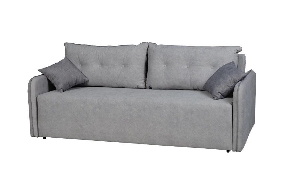 Диван прямий Смарт розкладний Світло-сірий (2147487130)