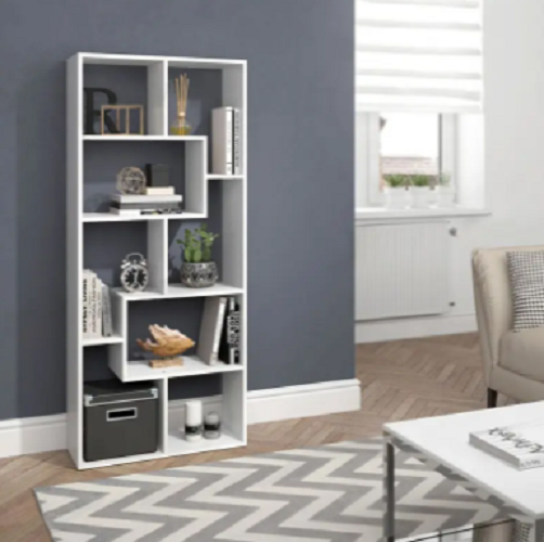 Стеллаж для книг и декора Белый (Р76) - фото 2 Стеллаж для книг и декора Белый (Р76) - фото 2