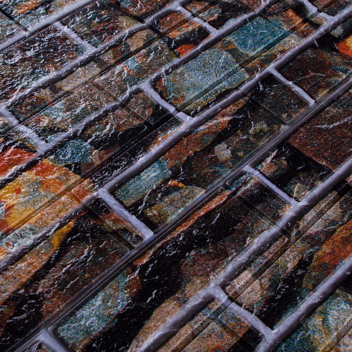 3D-панель Кирпич самоклеящийся екатеринославский 700x770x5 мм Разноцветный - фото 2 3D-панель Кирпич самоклеящийся екатеринославский 700x770x5 мм Разноцветный - фото 2