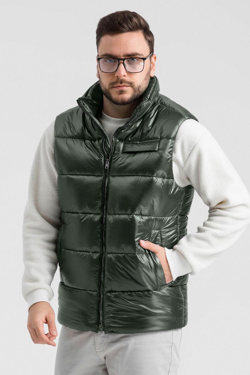 Жилет чоловічий зимовий Gilet XXL Зелений (X-046) - фото 1