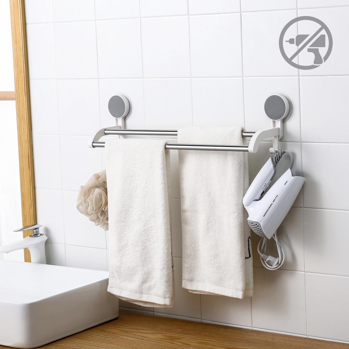 Тримач для рушників MVM BP-9 WHITE подвійний Сірий (211104) - фото 5