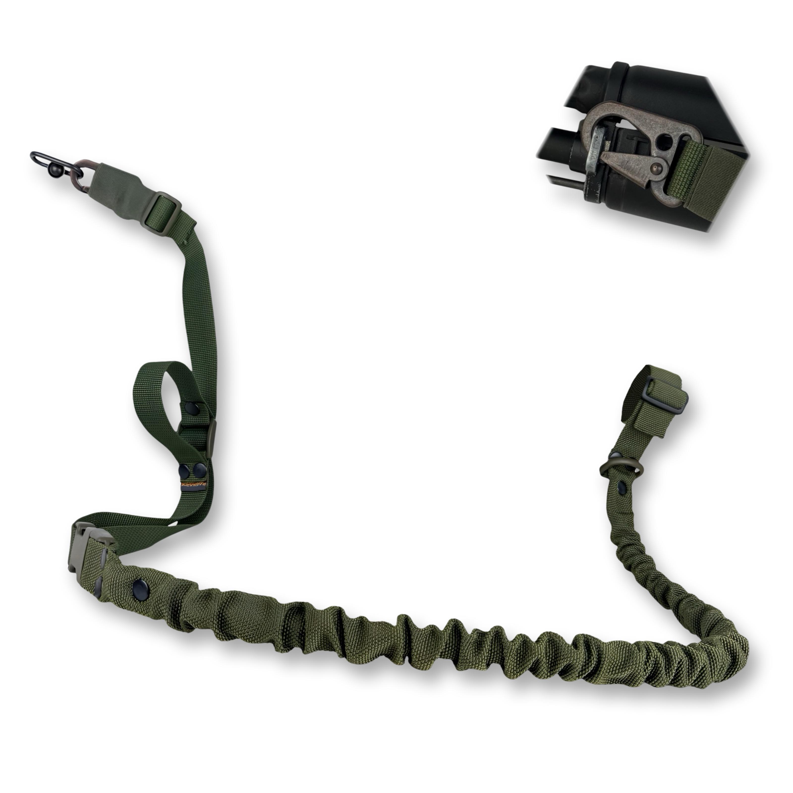 Ремінь для зброї одно/двоточковий еластичний Ragnarok FORSETI Олива - фото 2