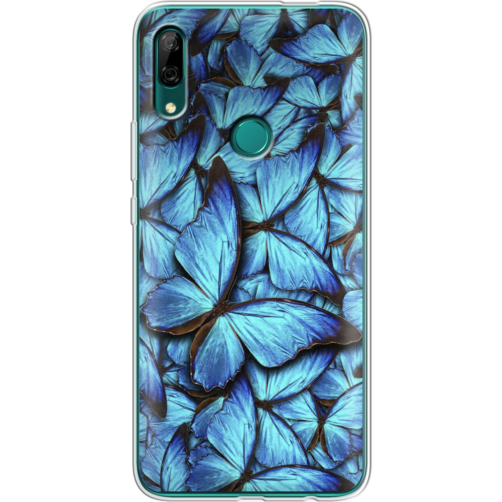 Чохол Boxface Huawei P Smart Z Лазурні Метелики Прозорий силікон (37381-up1550-37381)