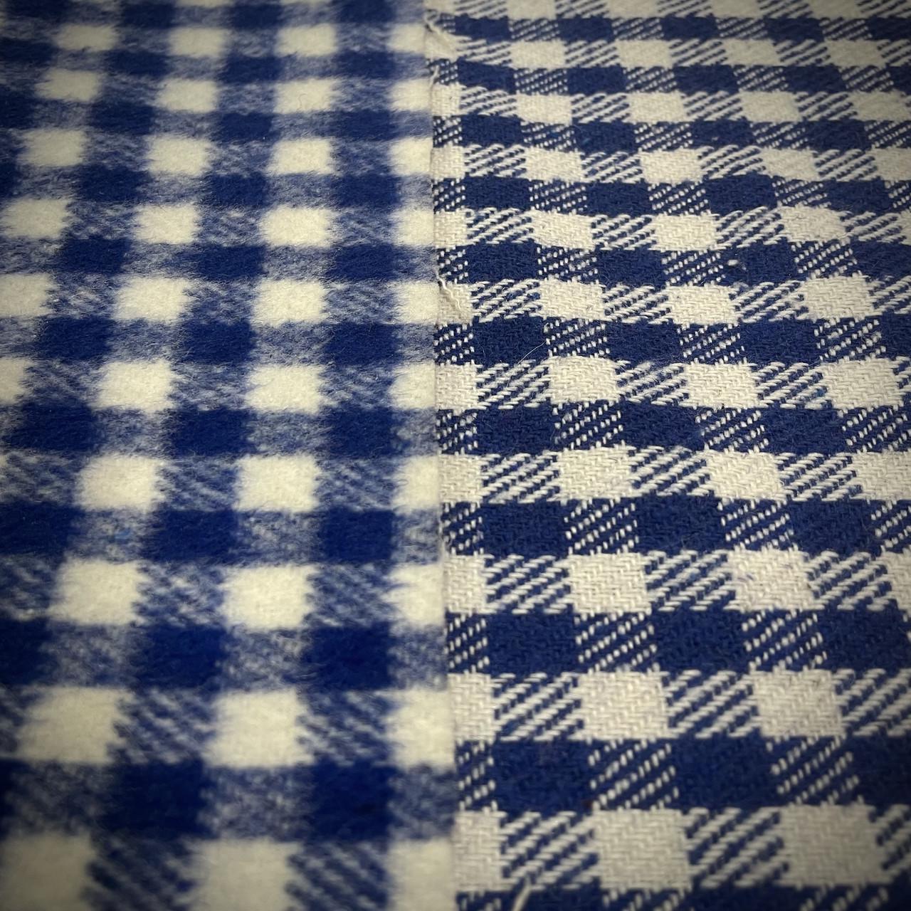 Ткань пальтовая в клетку Синий (24757991) - фото 3 Ткань пальтовая в клетку Синий (24757991) - фото 3