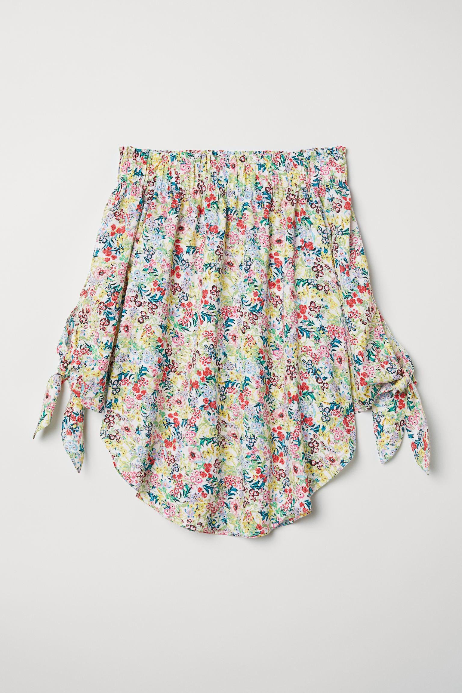 Блуза Цветы р. 34 Разноцветный (6354207RP12)