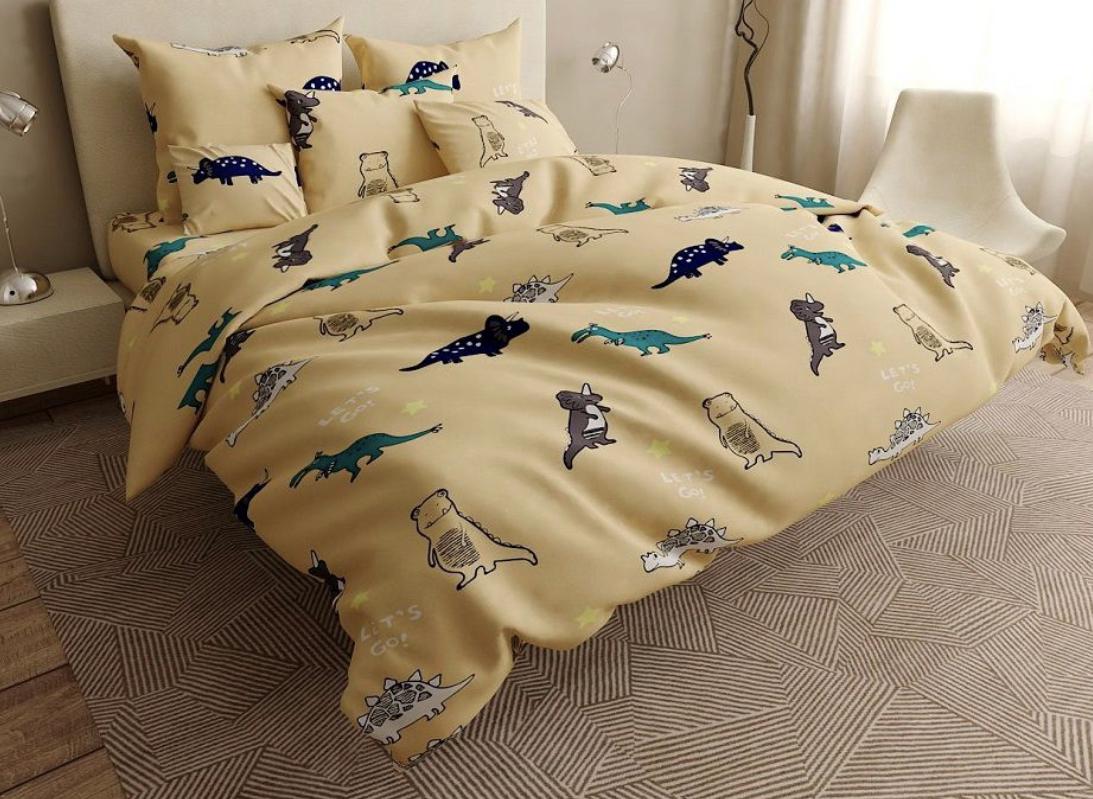 Комплект постельного белья Family Динозаврики детский полуторный