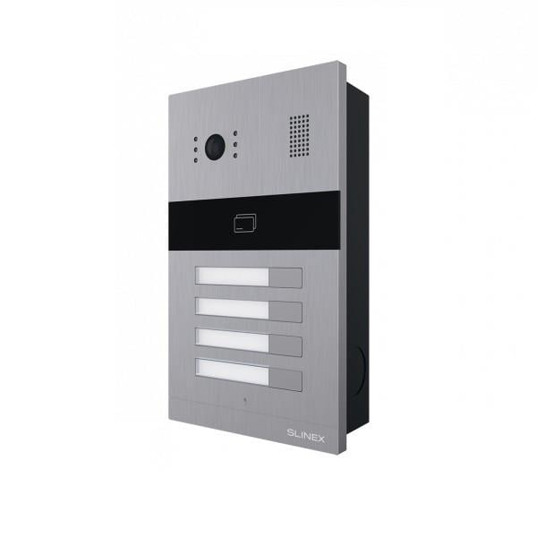 Відеопанель на 4 абонента 2 Мп Slinex MA-04CRHD зі зчитувачем EM-Marine/Mifare (29190073)