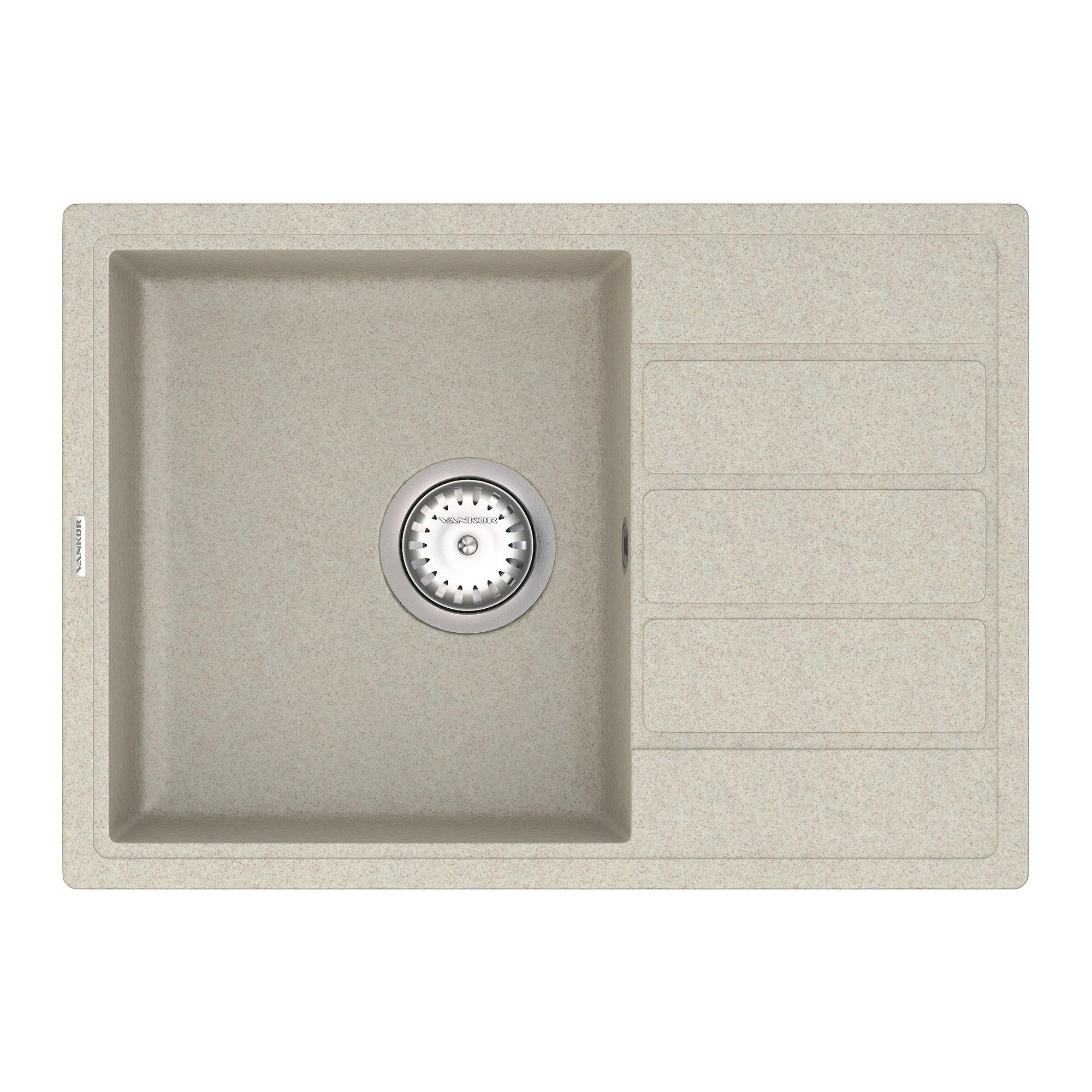Мойка для кухни Vankor Easy EMP 02.62 + сифон Terra (74830)