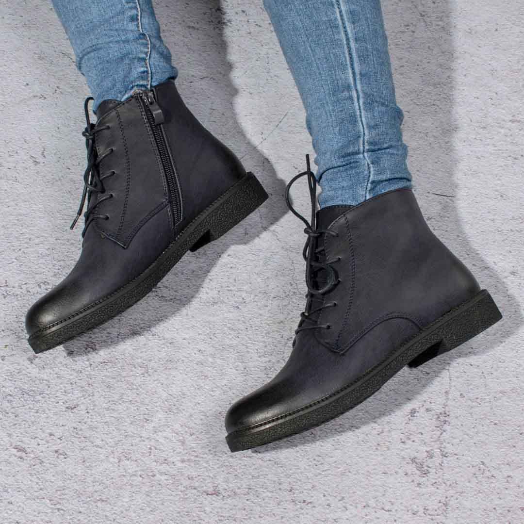 Ботинки женские на низком каблуке 328221 р. 38 24 см - фото 2 Ботинки женские на низком каблуке 328221 р. 38 24 см - фото 2