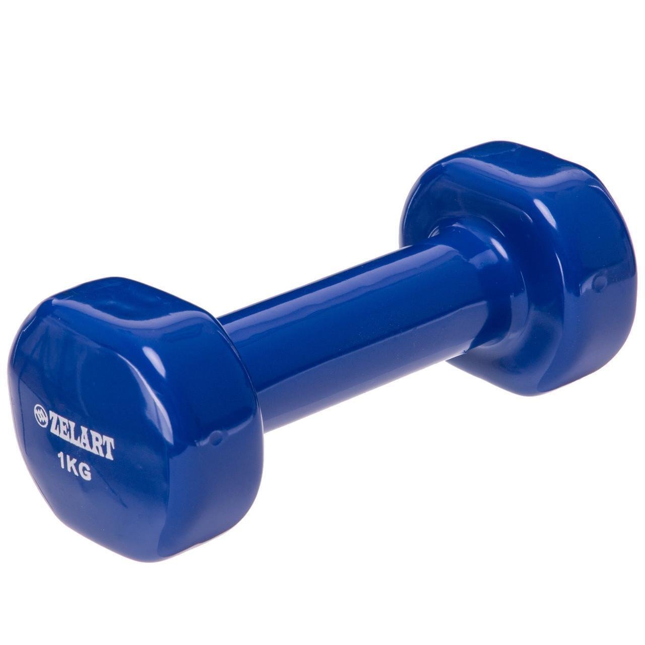 Гантели для фитнеса Zelart Beauty TA-5225-1 с виниловым покрытием 2 шт./1 кг (24941424)