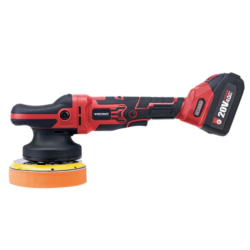 Полировальная машина аккумуляторная бесщеточная Worcraft COP-S20LiBH с аккумулятором 4А и зарядным 20В 150 мм (43213) - фото 2