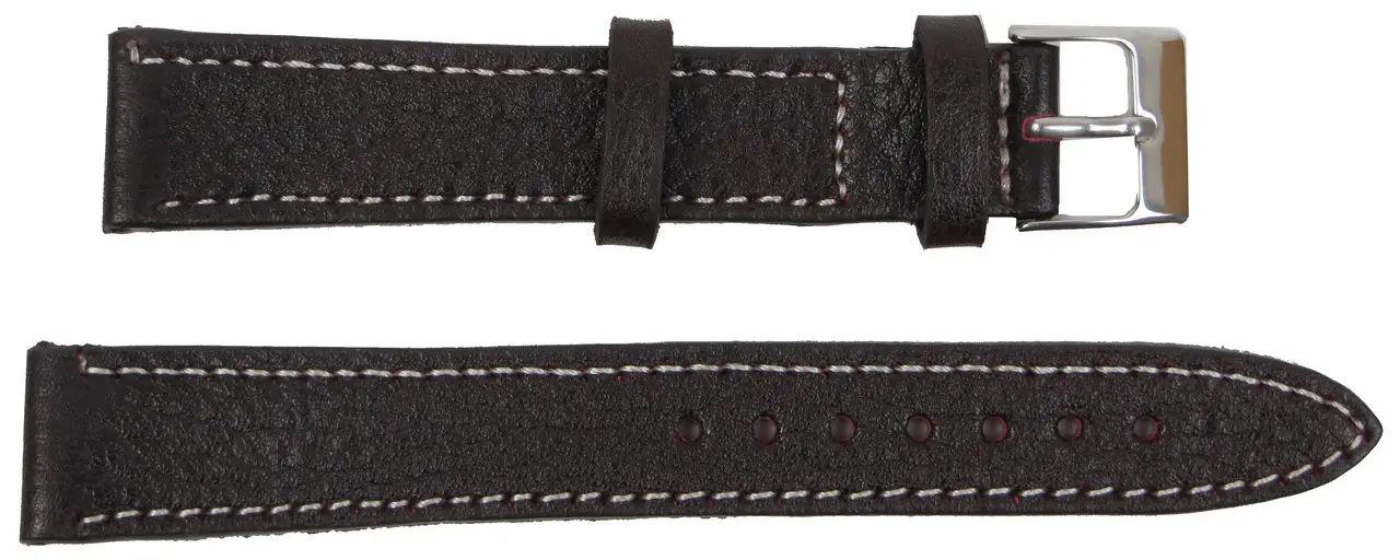 Ремінець для годинника Mykhail Ikhtyar шкіряний 18 мм Коричневий (S589-18S brown) Ремінець для годинника Mykhail Ikhtyar шкіряний 18 мм Коричневий (S589-18S brown)