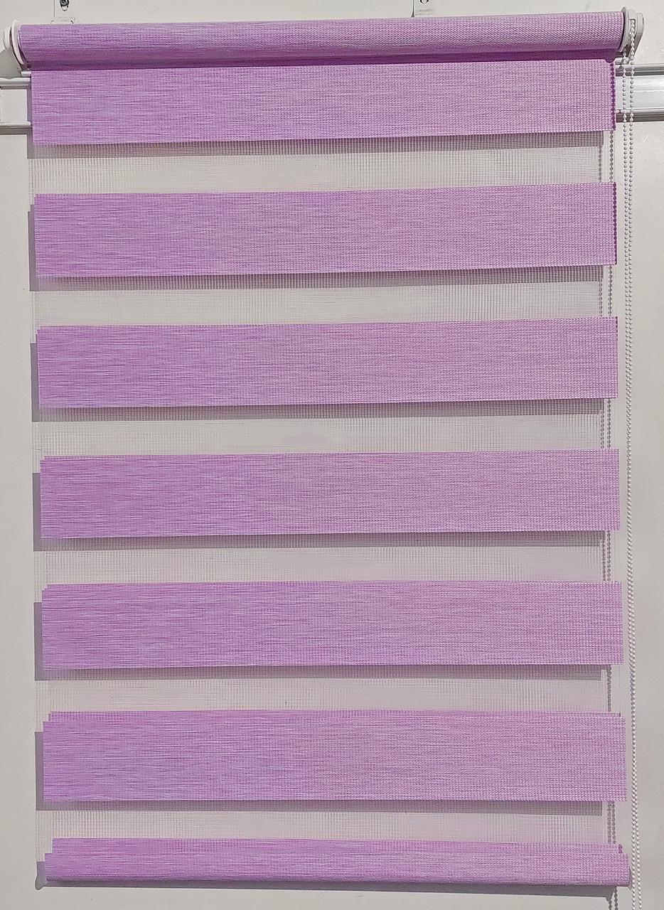 Рулонная штора день-ночь Miranda ВМ-23 35х130 см Сиреневый (ВМ-23-58)