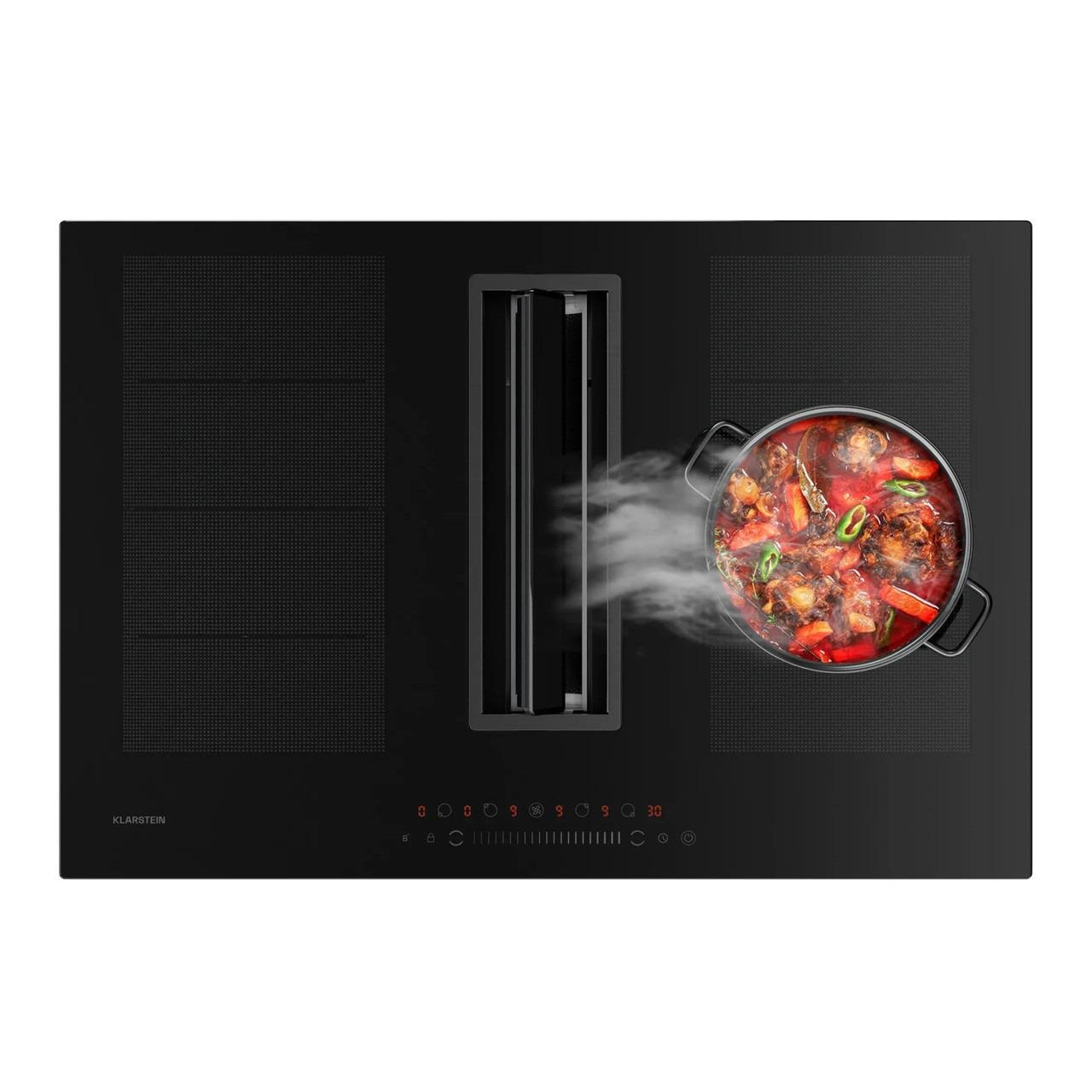 Варочная поверхность индукционная с вытяжкой KLARSTEIN Chef-Fusion DownAir (10045557)