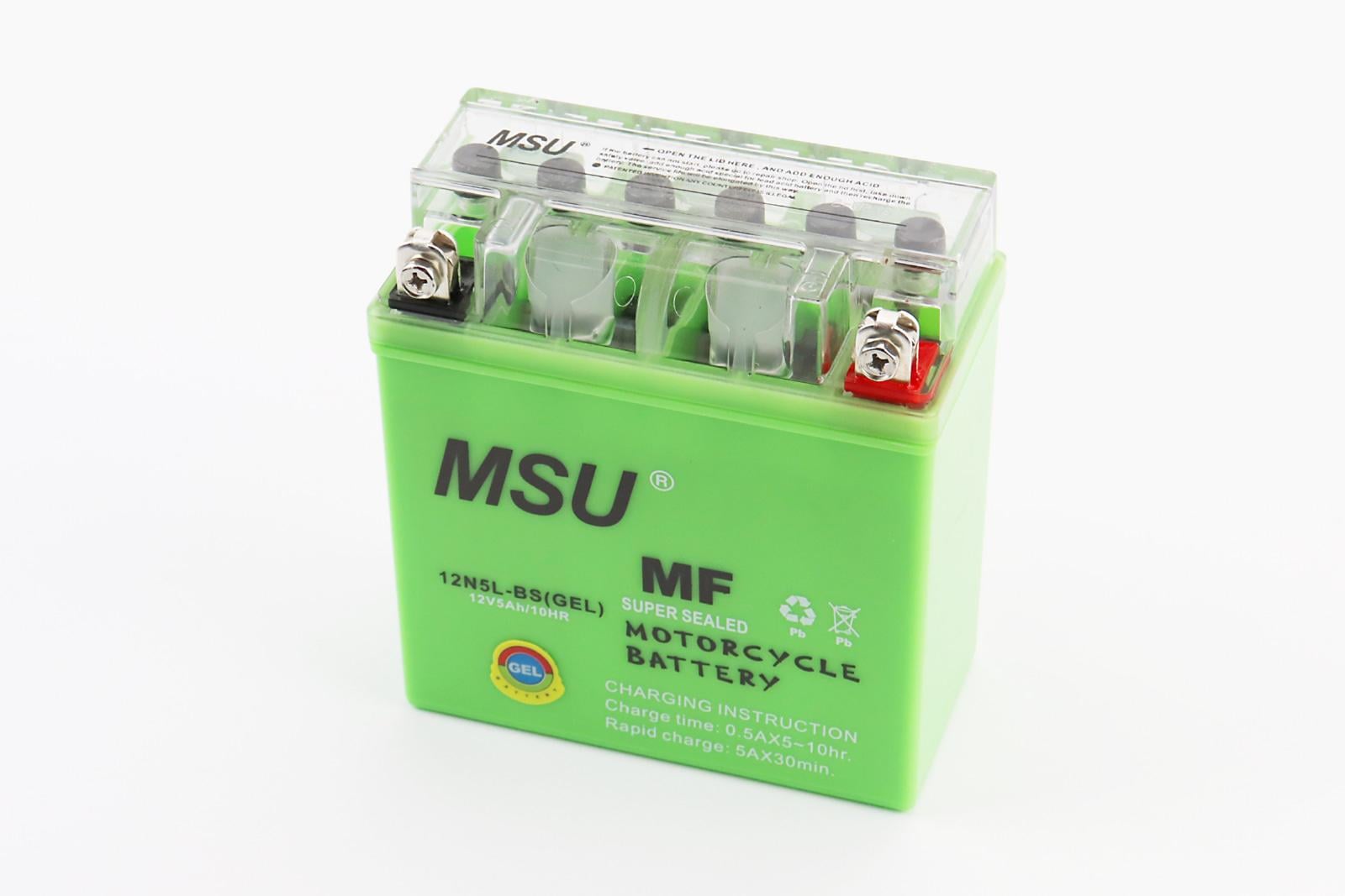Аккумулятор 12V 5Ah 12N5L-BS GEL 120x60x130 мм Active (337425)