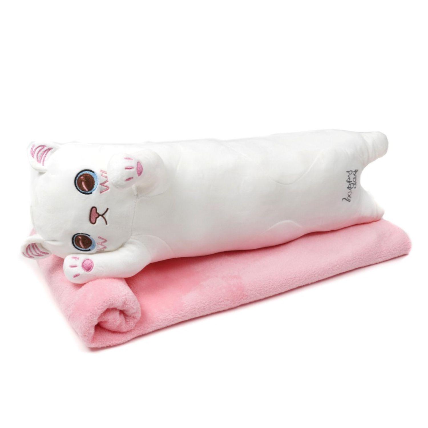 Плед-подушка іграшка Кіт 3в1 60 см (2412) - фото 2