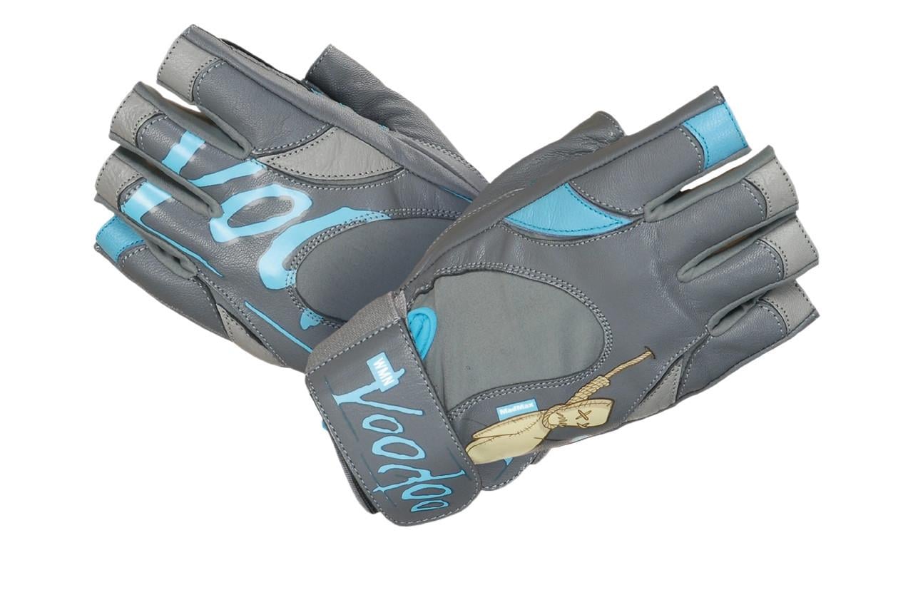 Перчатки для фитнеса MadMax MFG-921 Voodoo Mid S Grey/Light blue (A-012665)