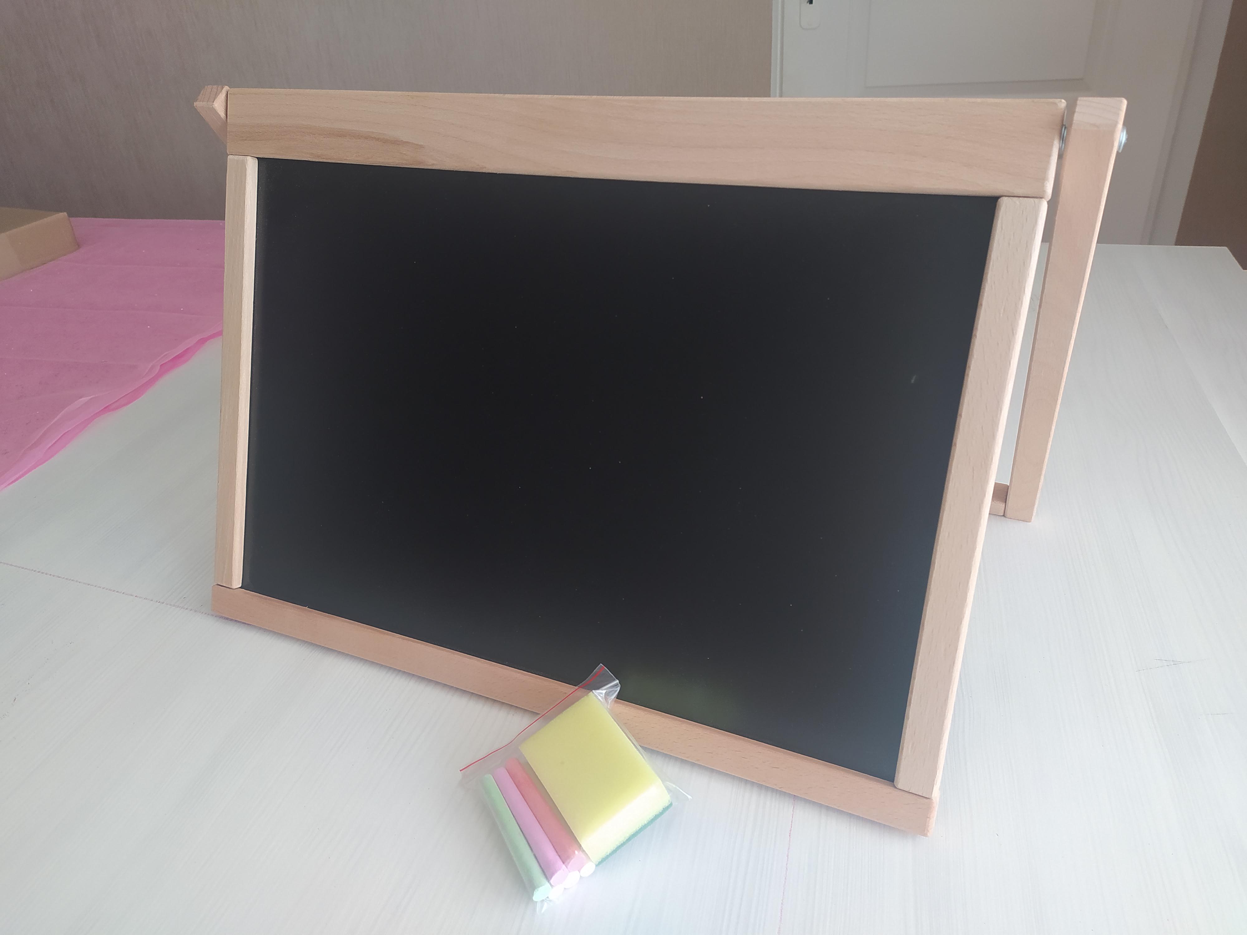 Мольберт настільний двосторонній магнітний дерев'яний 3в1 52x37x2 см (4312) - фото 4 Мольберт настільний двосторонній магнітний дерев'яний 3в1 52x37x2 см (4312) - фото 4