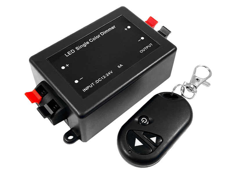 Диммер для светодиодной ленты YMT D-RF01 радио 8А 1 канал (1067) Диммер для светодиодной ленты YMT D-RF01 радио 8А 1 канал (1067)