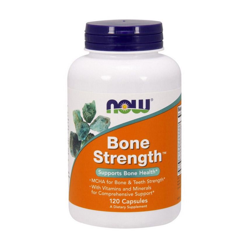 Комплекс для костей кальция магний D3 и K2 с бором NOW Bone Strength 120 капс.