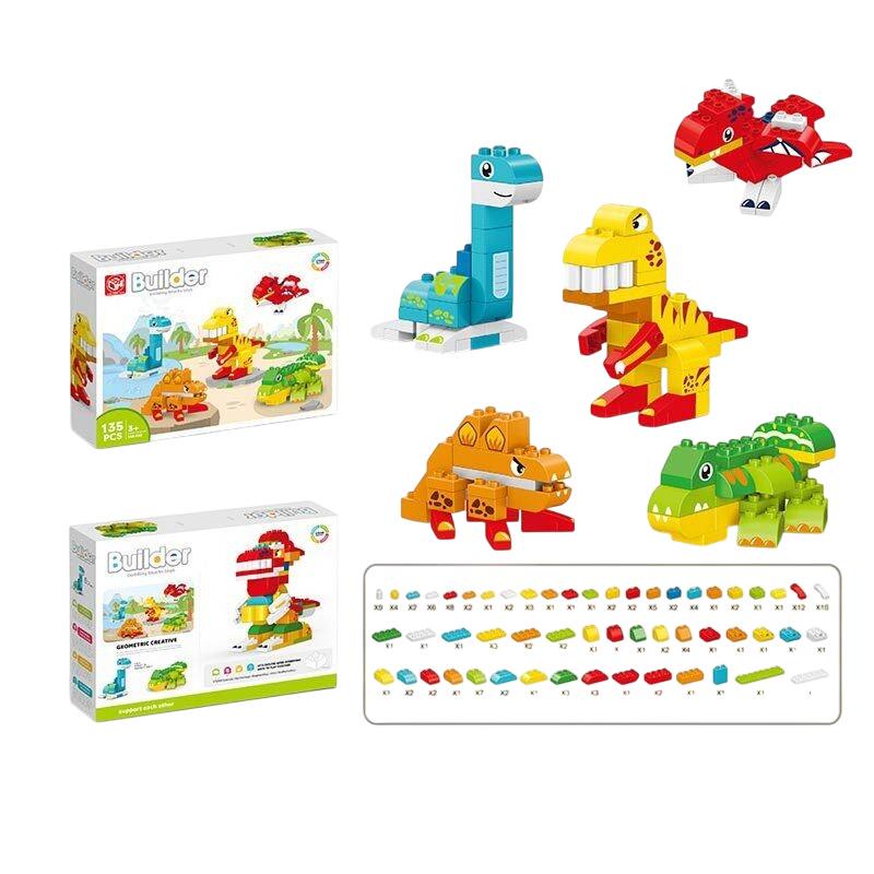 Конструктор Builder 135 деталей/наліпки Multicolor (16332,4) - фото 2