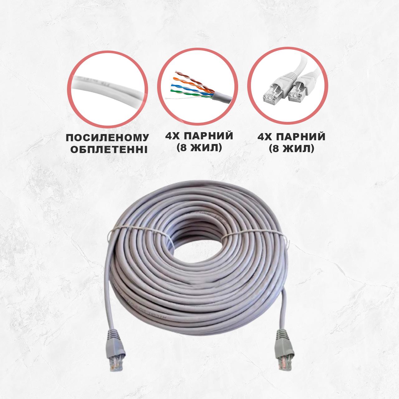 Витая пара Kabelist 35 м U/UTP Cat5e 24AWG 1000 Мбит/с (88045sk) - фото 3