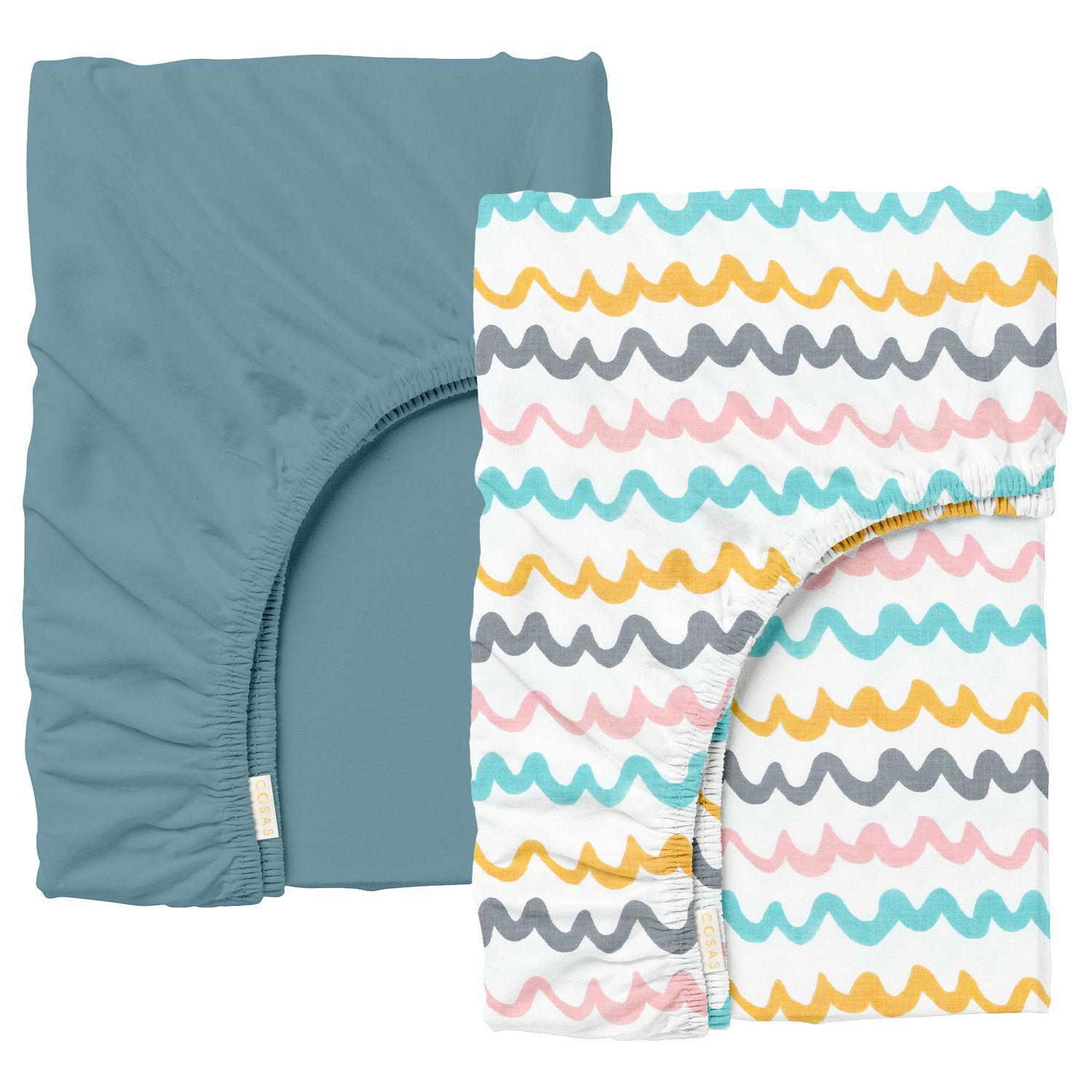 Набор простынь Cosas Bubble Gum на резинке 180x200 см (4822052229385)