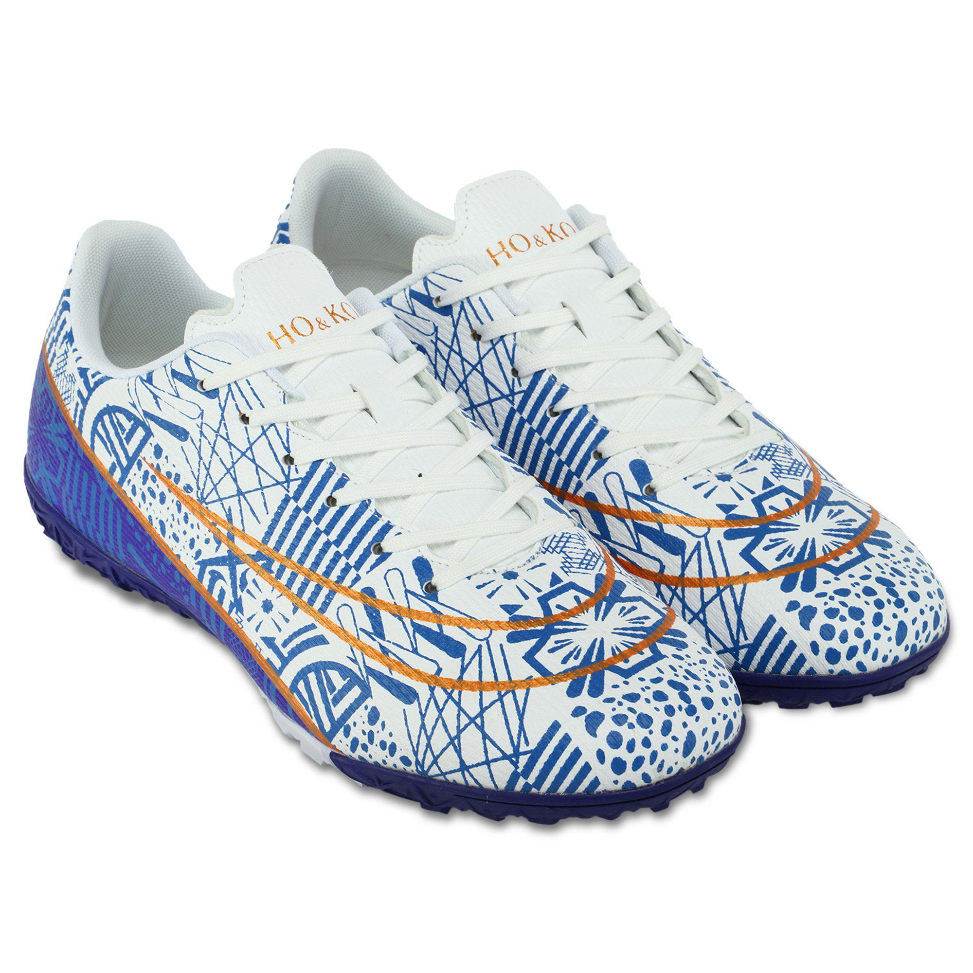 Сороконіжки футбольні HO&KO 2301-1-39-45-3 р. 45 Білий/Блакитний - фото 3