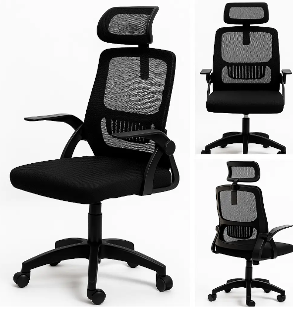 Кресло Diego ErgoFlex сетка Черный - фото 4