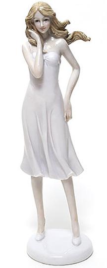 Статуэтка декоративная Девушка в легком платье 29,5 см (BD-707-111)