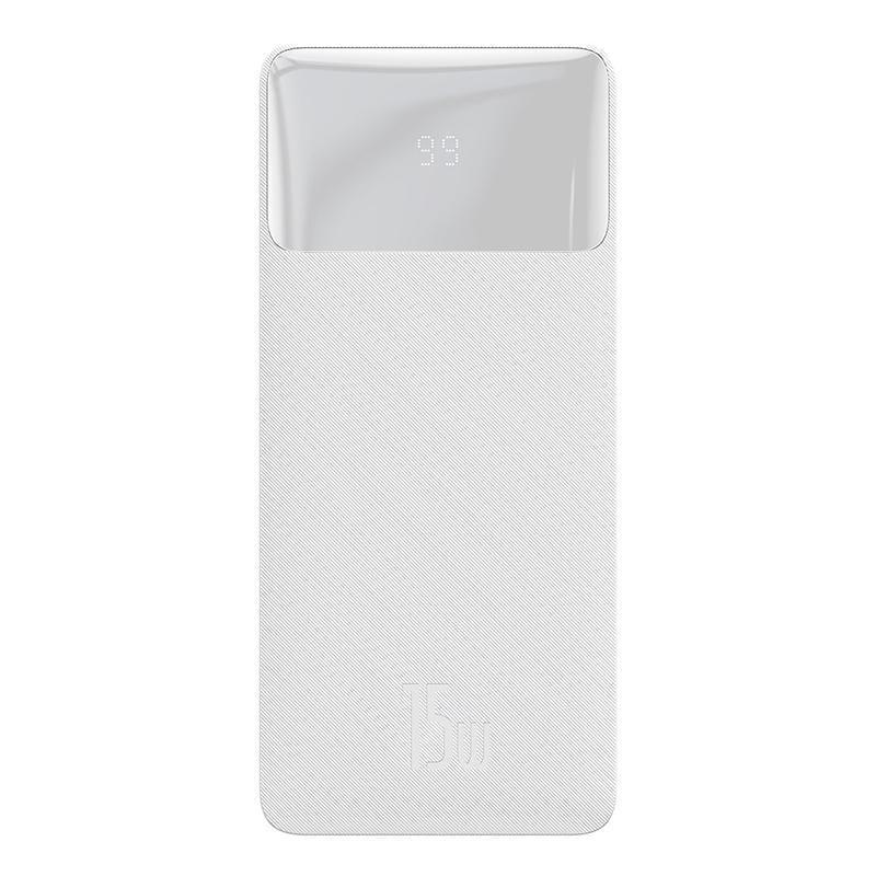 Внешний Aккумулятор Baseus Bipow Digital 15W 20000mAh Белый (PPDML-J02)