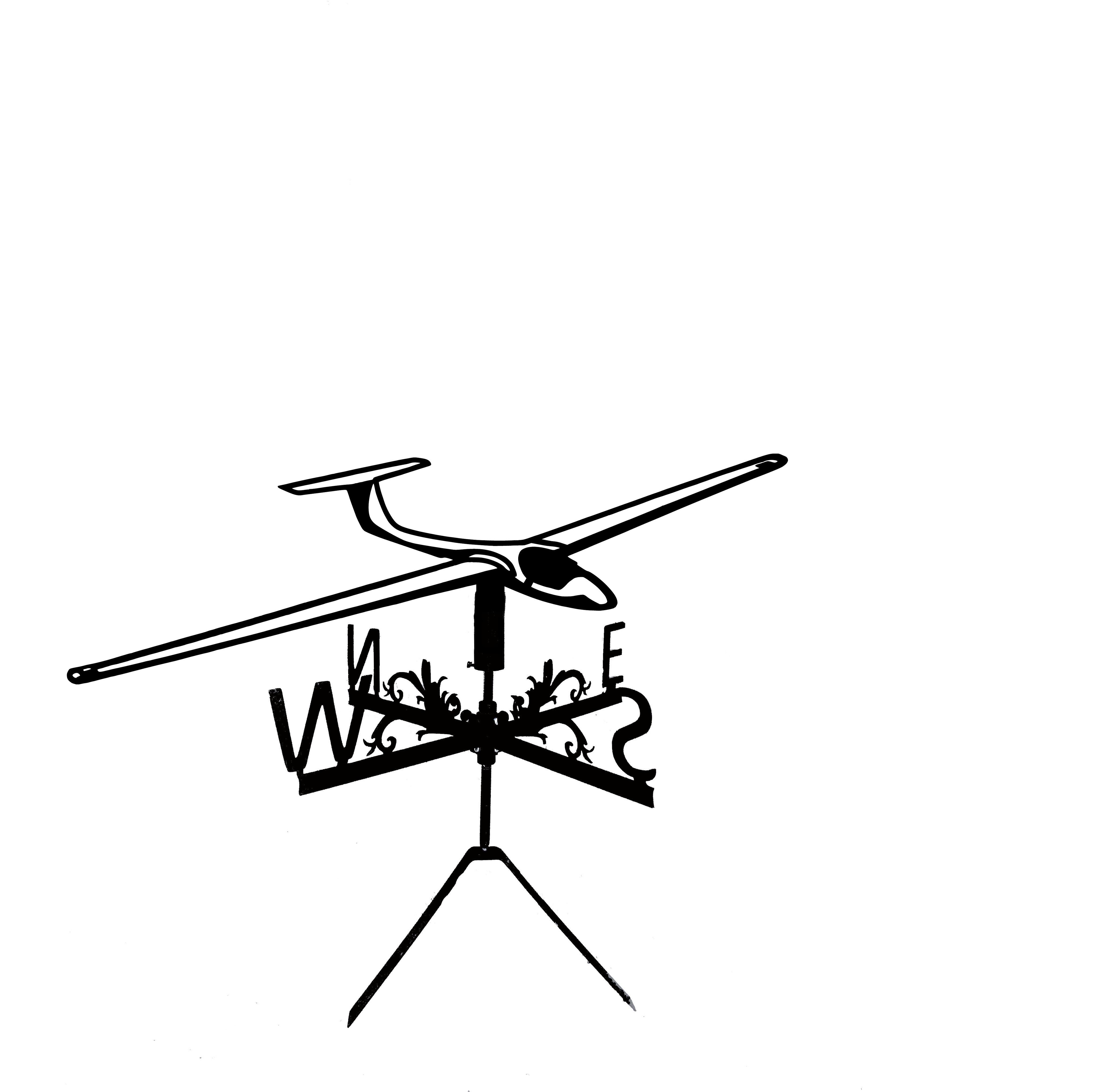 Флюгер на беседку/колодец Пароплан (27453970)