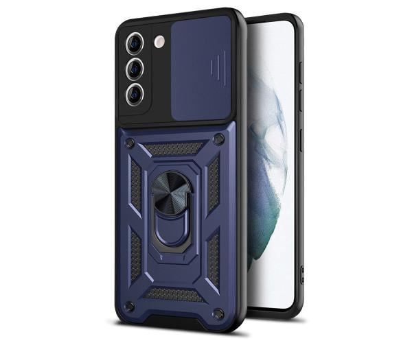 Чехол накладка Ricco Camera Sliding для Samsung Galaxy S23 Синий