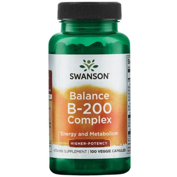 В комплекс Swanson Balance B-200 Complex 100 Veg Caps (SWA-11644)