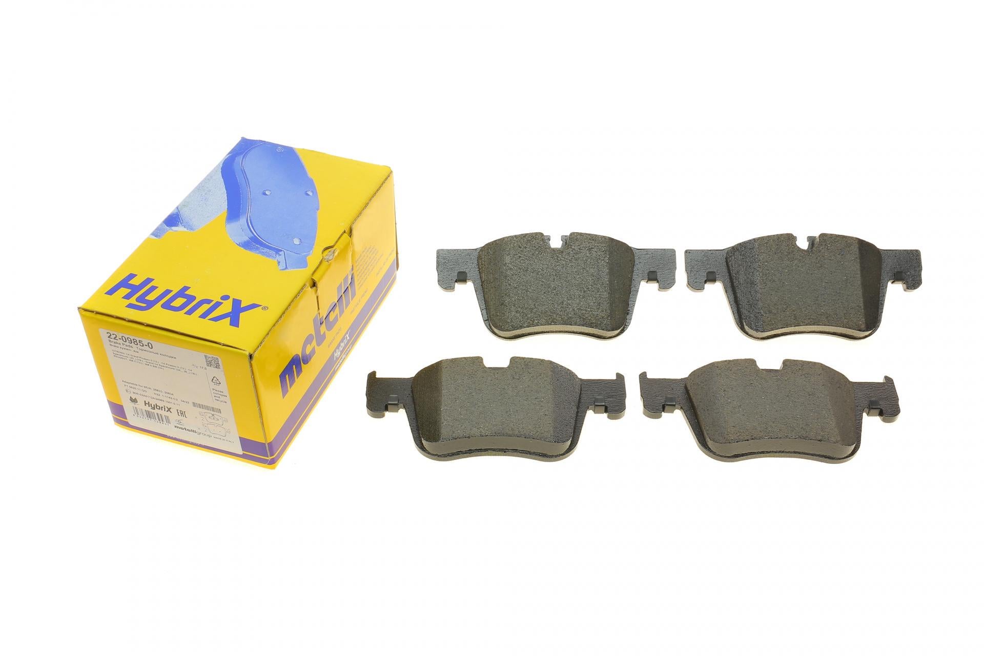 Тормозные колодки передние METELLI для Citroen C4 Picasso/Grand Picasso/Peugeot 308 13- (22-0985-0)
