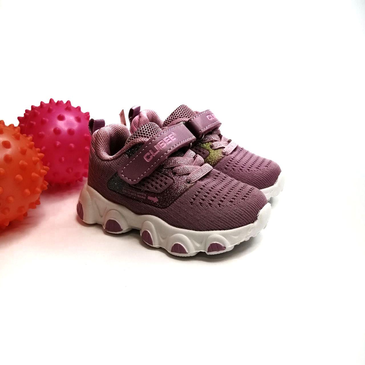 Кросівки для дівчинки Clibee р. 21 13 см Рожевий (985 F pink)