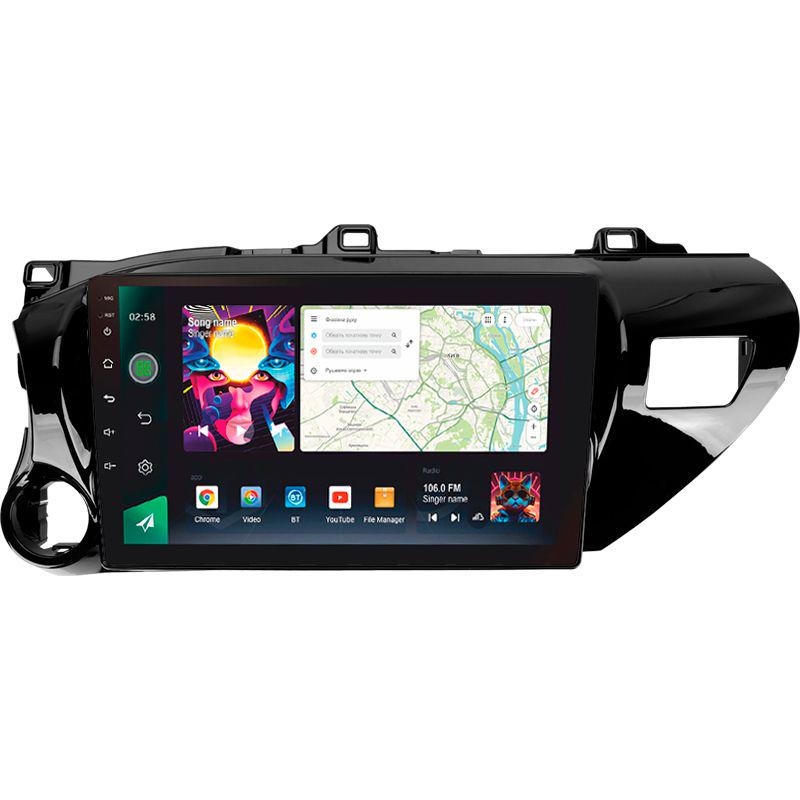 Магнитола штатная Sigma PRO 108128 2K 8/128 GB Toyota Hilux Pick Up AN120 2015-2020 10" (AR-79205)