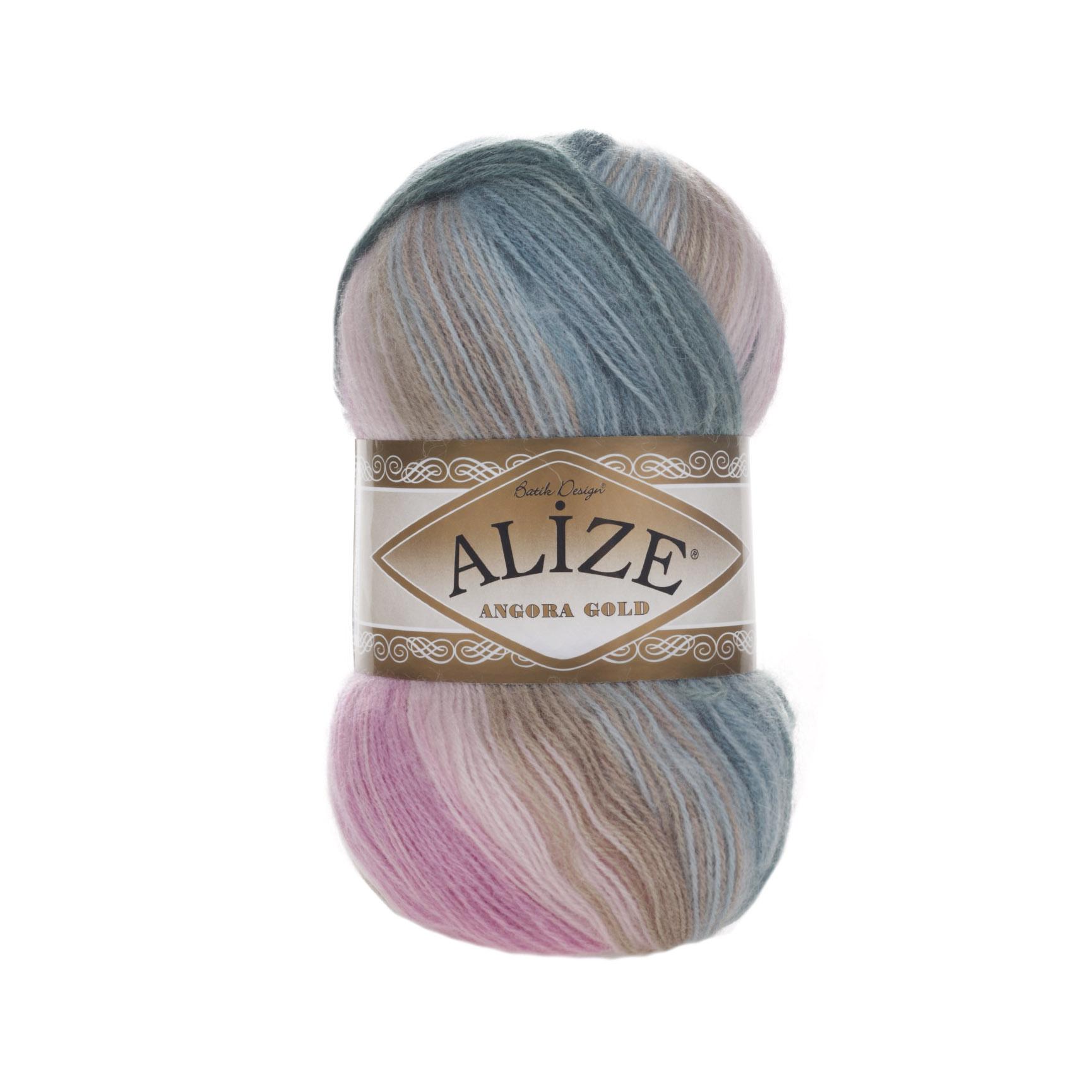 Пряжа Alize Angora Gold Batik 2970 (6338)