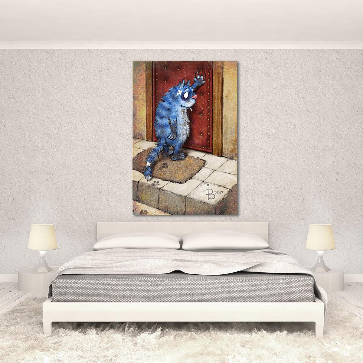 Модульна картина Повернення блудного кота 1 модуль 60x90 см