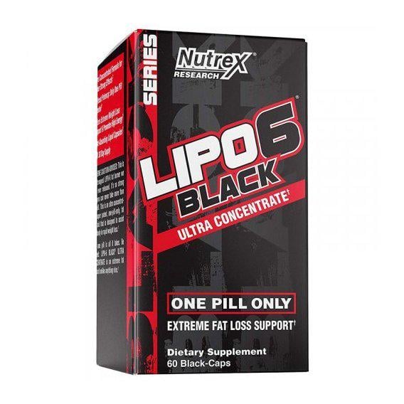 Комплексний жироспалювач Nutrex Lipo-6 Black Ultra Concentrate 30 Caps - фото 1