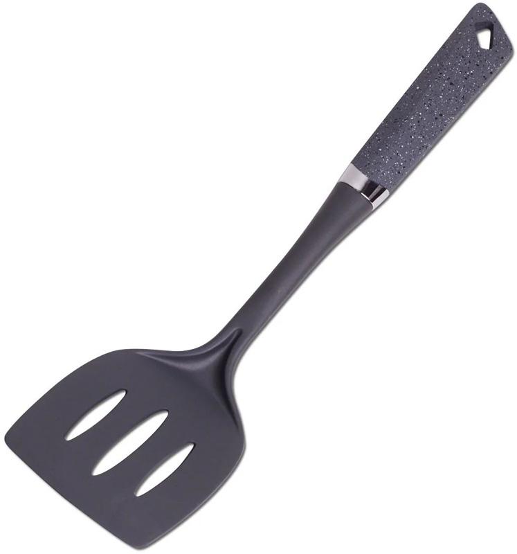 Лопатка Kamille Saffron 35 см нейлонова з прорізами (KM-5028)